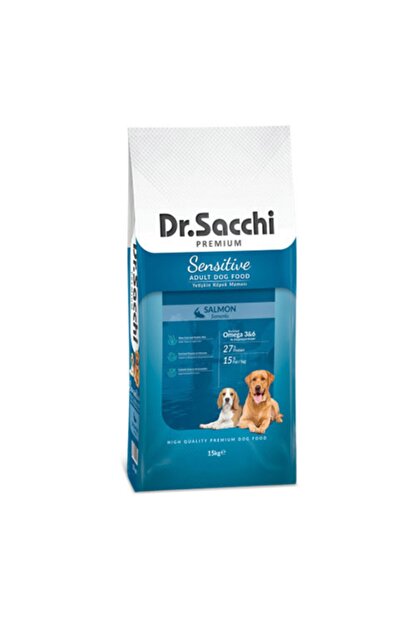 dr sacchi premium sensitive salmon yetiskin kopek mamasi 15 kg fiyati yorumlari trendyol