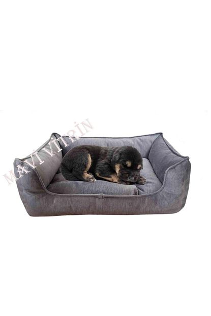 mavi vitrin elite kedi ve kucuk irk kopek yatagi 50x40x17 fiyati yorumlari trendyol