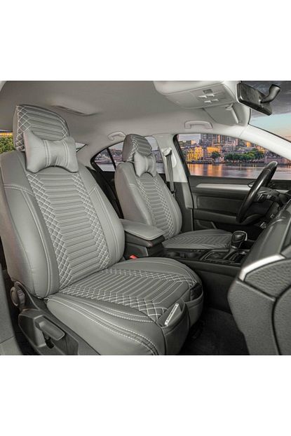 stil renault megane 1 luks deri oto koltuk kilifi on arka set exclusive fume fiyati yorumlari trendyol