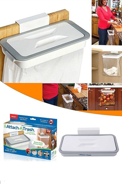Onlinereyon Attach A Trash Kapakli Cop Poseti Tutucu Aparat Lavabo Cop Poseti Tutucu Trendyol