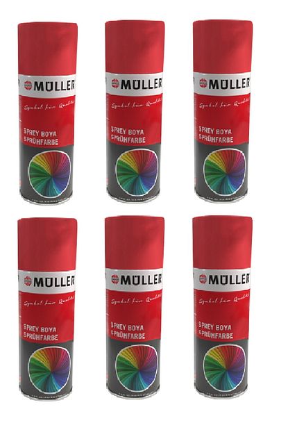 Muller Ral 7016 Antrasit Gri Sprey Boya 400 Ml 6 Adet Trendyol
