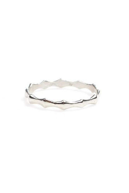 Nas Silver 925 Ayar Gumus Bambu Yuzuk Tek Trendyol