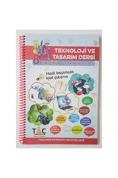 Tac Yayinlari 8 Sinif Teknoloji Ve Tasarim Dersi Urun Etkinlik Dosyasi Trendyol