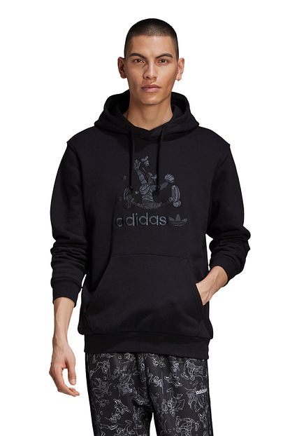 Adidas Goofy Kapusonlu Erkek Siyah Sweatshirt Gd6022 Trendyol