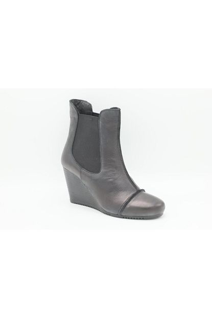Unica Shoes Kadin Siyah Bagciksiz Kislik Bot Trendyol