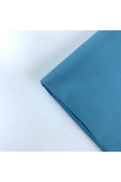 Kumas Home Mavi Duz Renk Akfil Poplin Kumasi Trendyol