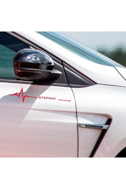 Cix Dacia Stepway Icin Kalp Atisi Ritim Oto Sticker 2 Adet Sag Sol Set Trendyol