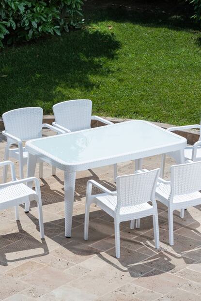 Sandalye Online Antares 6 1 Ic Cam Tabla Balkon Ve Bahce Takimi Trendyol
