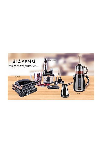 Stilevs Ala Serisi 4 Lu Ceyiz Paketi Siyah Bakir Trendyol