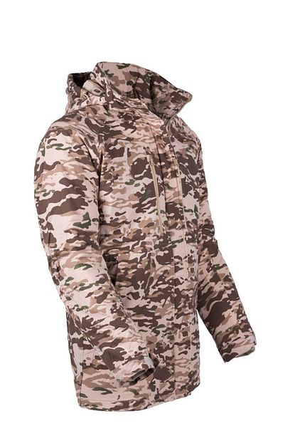 Vav Erkek Kahverengi Kamuflaj Su Gecirmez Parka Mont Airtac 01 Trendyol