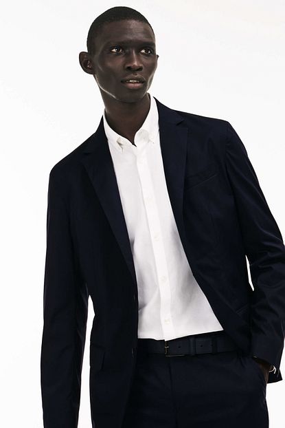 Lacoste Erkek Regular Fit Lacivert Ceket Trendyol