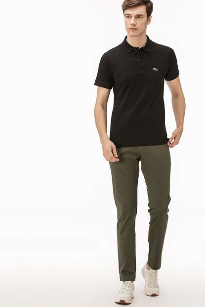 Lacoste Erkek Slim Fit Yesil Chino Pantolon Trendyol