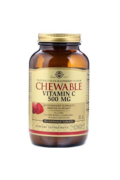 Solgar C Vitamini 500 Mg Kirmizi Meyve Aromali 90 Tablet Trendyol