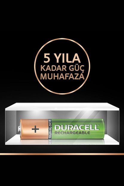 Duracell Sarj Edilebilir Turbo Aaa Ince Kalem Pil 2 Li 900mah Trendyol