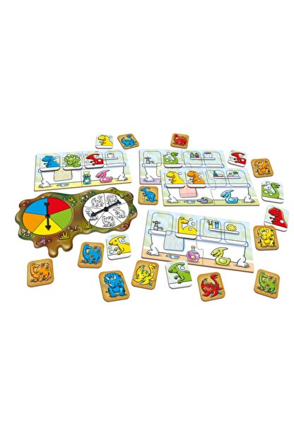 orchard toys orchard dirty dinos dinozor cark oyunu 3 6 yas fiyati yorumlari trendyol