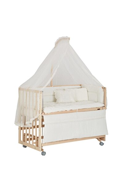 Baby Tech Extra Boyasiz 60x120 Lux Anne Yani Tekerlekli Besik Uyku Seti Trendyol