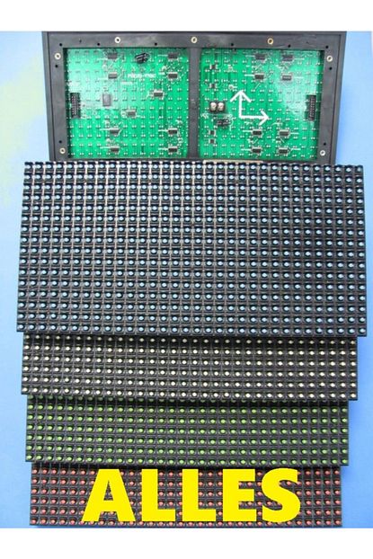 Alles P10 Kirmizi Led Panel Kayan Yazi Tabela Ledli Pano Trendyol