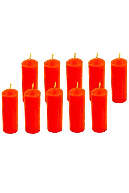 Anka Mum 10 Adet Kirmizi 3x10 Cm Soz Nisan Hediye Dekoratif Mum Trendyol