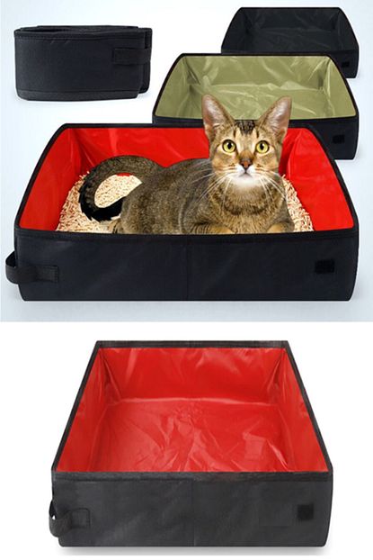 Carneil Okkored Seyahat Tipi Pratik Katlanir Kedi Tuvaleti Su Gecirmez Yer Kaplamaz 7534ht Trendyol