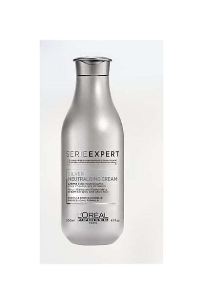 L Oreal Professionnel Serie Expert Silver Cok Acik Sari Gri Ve Beyaz Saclar Icin Renk Dengeleyici Mor Bakim Kremi 200 Ml Trendyol
