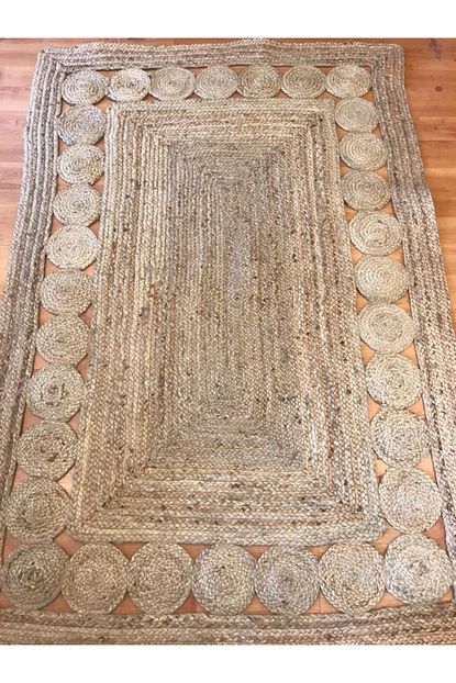 Kilim Dukkanim Hasir Renkli El Orgusu Jut Hali 120x180 Trendyol