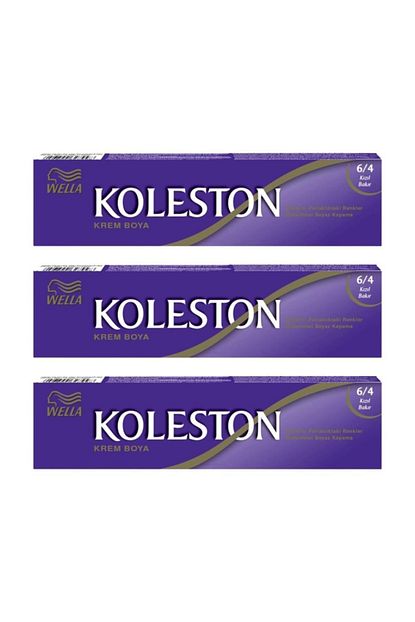 Koleston Tup Boya 60 Ml 6 4 Kizil Bakir 3 Adet Trendyol