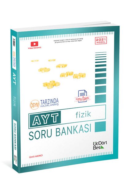 Ucdortbes Yayinlari Ayt Fizik Soru Bankasi 3 4 5 Yayinlari 2021 Model Trendyol