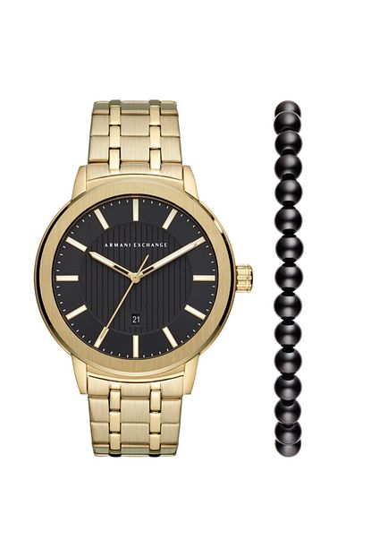 teknik icerdigi madeni armani exchange ax7102 erkek set kol saati ve bileklik marianpublicschool org