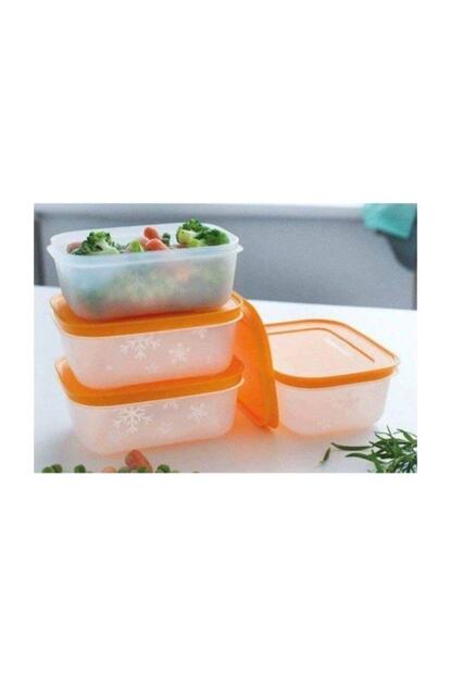 Tupperware Alaska Turuncu Set 4 Lu 4 X450 Ml Trendyol