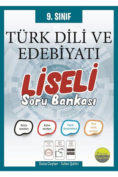 Pano Yayinlari Pano 9 Sinif Turk Dili Ve Edebiyati Soru Bankasi Liseli Trendyol