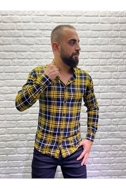 Tarz Erkek Kareli Gomlek Trendyol