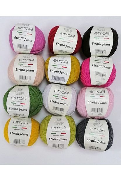 Etrofil Jeans 12 Farkli Renk Set 2 Trendyol