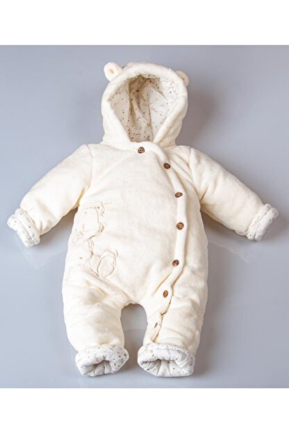 Poky Bebe Bebek Hello Ayicik Islemeli Dugmeli Coral Soft Elyafli Uyku Tulumu Yikanabilir 1426 Trendyol