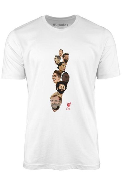 Futbolos Erkek Beyaz Liverpool Futbol Tisort Trendyol