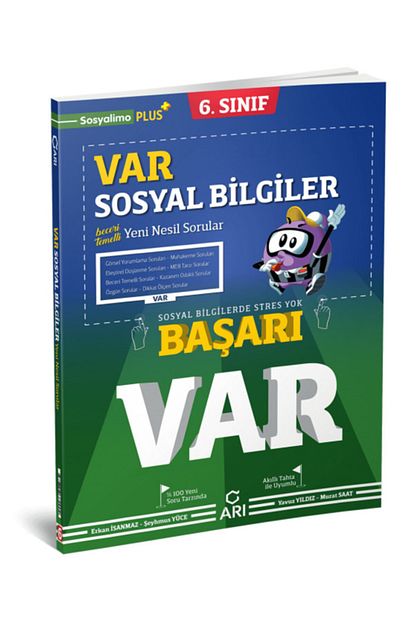 Ari Yayincilik 6 Sinif Var Sosyal Bilgiler Yeni Nesil Soru Bankasi Trendyol