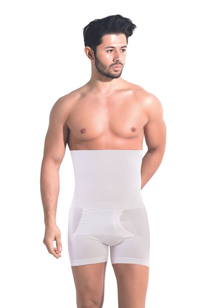 Form Angel Erkek Beyaz Duble Boxer Korse Trendyol