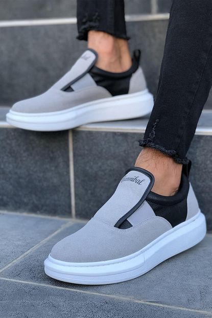 Hannibal Erkek Gri Bagciksiz Sneaker Trendyol