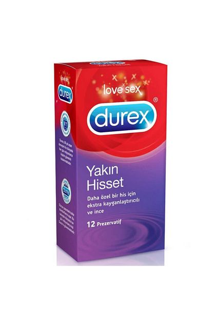 Durex Yakin Hisset Ince Prezervatif 12 Li Trendyol