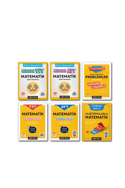 Senol Hoca Merhaba Tyt Ayt Matematik Soru Bankasi Full Set 6 Kitap Sinav Ikizi Trendyol