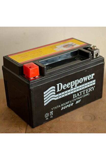 Deeppower 12v7ah 12 Volt 7 Amper Saat Motosiklet Akusu Yatik Trendyol