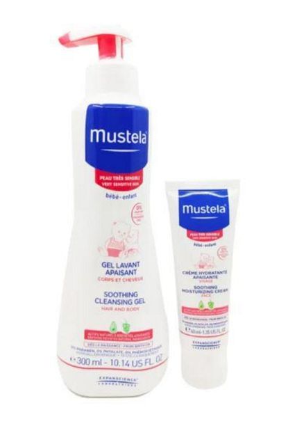 Mustela Cok Hassas Ciltlere Ozel Bebek Bakim Seti Soothing Cleansing 300ml Soothing Moisturizing Trendyol