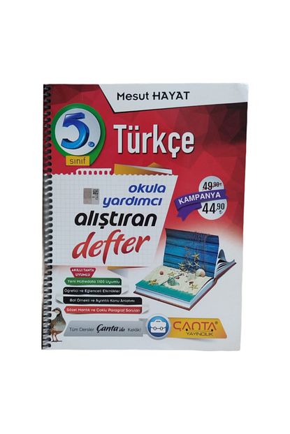 Canta Yayincilik Canta 5 Sinif Turkce Kazandiran Defter 2020 2021 Yeni Trendyol