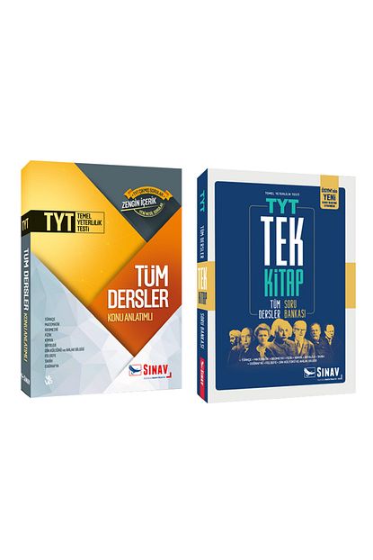 Sinav Yayinlari Tyt Tum Dersler Konu Anlatimi Ve Soru Bankasi Tek Kitap Sinav Yayinlari Trendyol