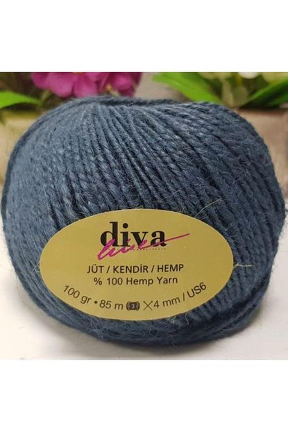 Diva Indigo Naturel Renkli Jut Ip Trendyol