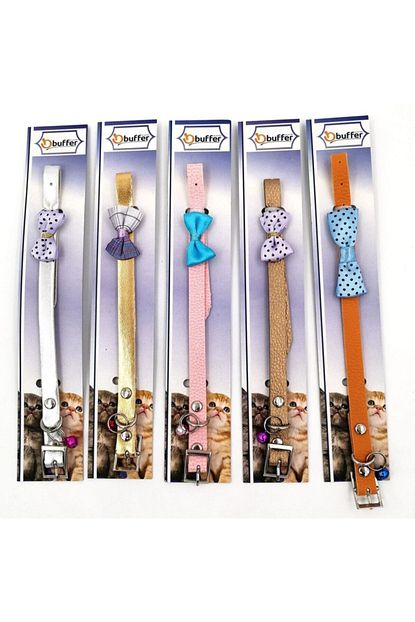 Extrasepetim Buffer Fiyonklu Kedi Tasmasi Papyonlu Kedi Kopek Boyun Tasmasi Trendyol