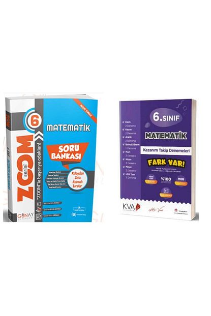 Gunay Yayincilik Gunay Yayinlari 6 Sinif Zoom Matematik Soru Bankasi Ve Koray Varol Matematik Deneme Trendyol