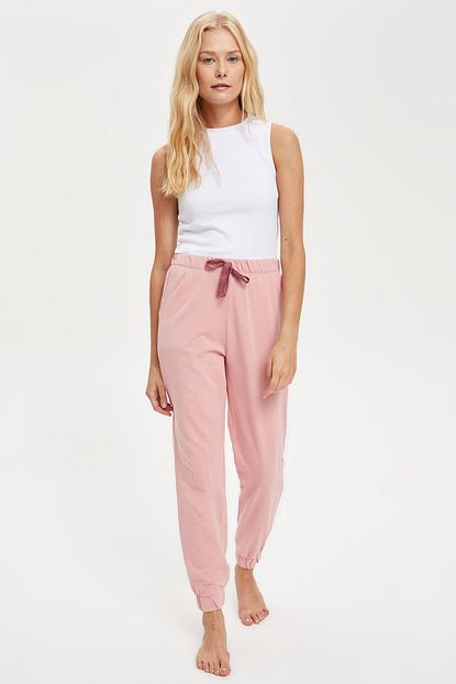 Defacto Fit Kadin Pink Bilegi Buzgulu Relax Fit Jogger Esofman Alti S2617az20au Fiyati Yorumlari Trendyol