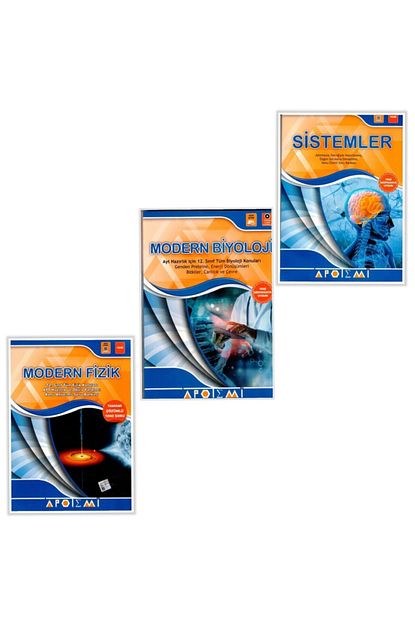Apotemi Yayinlari Modern Fizik Biyoloji Biyoloji Sistemler 3 Kitap Set 2021 Trendyol