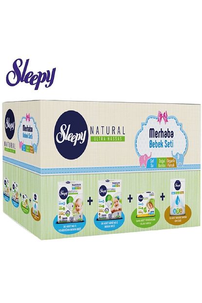 Sleepy Merhaba Bebek Seti Natural Doguma Hazirlik Paketi Trendyol