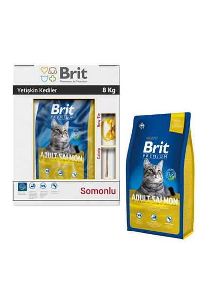 Brit Premium Somonlu Yetiskin Kedi Mamasi 8 Kg Trendyol